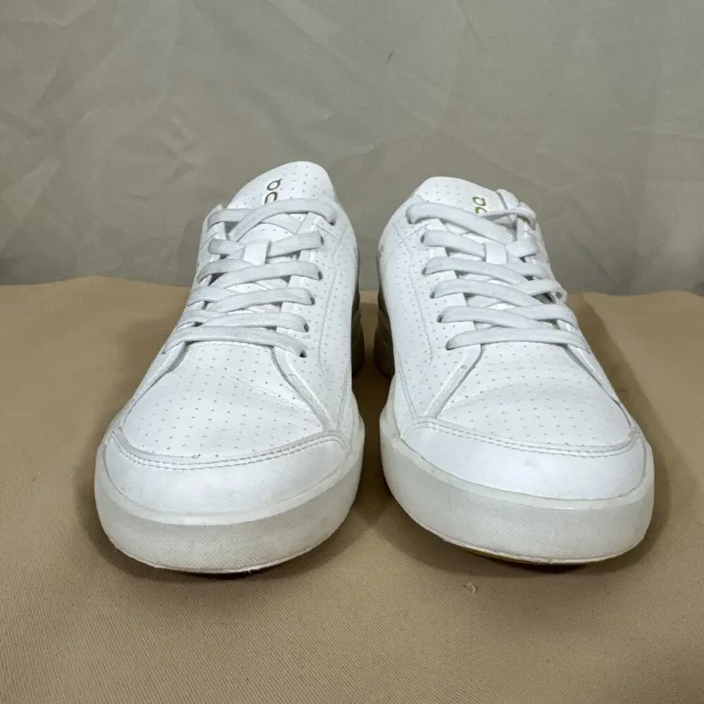 On Running The Roger Womens 8 White Pink CloudTec Tennis Sneakers Shoes EU 39